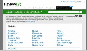 ReviewPro ofrece a hoteleros acceso gratuito a su índice de reputación online