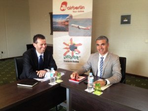 Airberlin aumentará un 20% la capacidad ofertada a Lanzarote en 2014