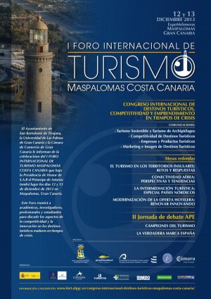 Primer Foro Internacional de Turismo Maspalomas Costa Canaria