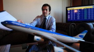 Las pérdidas de Aerolíneas Argentinas se redujeron un 44%