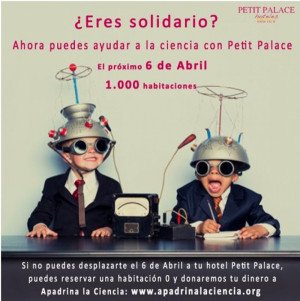 Petit Palace dona 1.000 habitaciones para apoyar a la Ciencia
