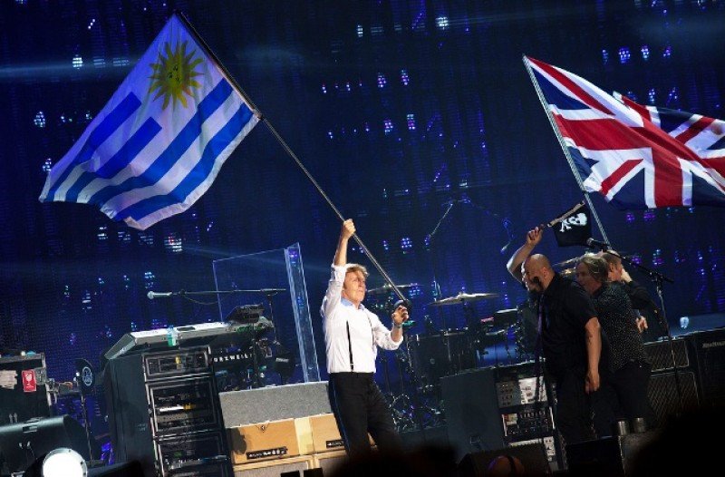 Paul McCartney en el show de Montevideo en 2012. Foto: Licenciatura de Comunicación, Udelar