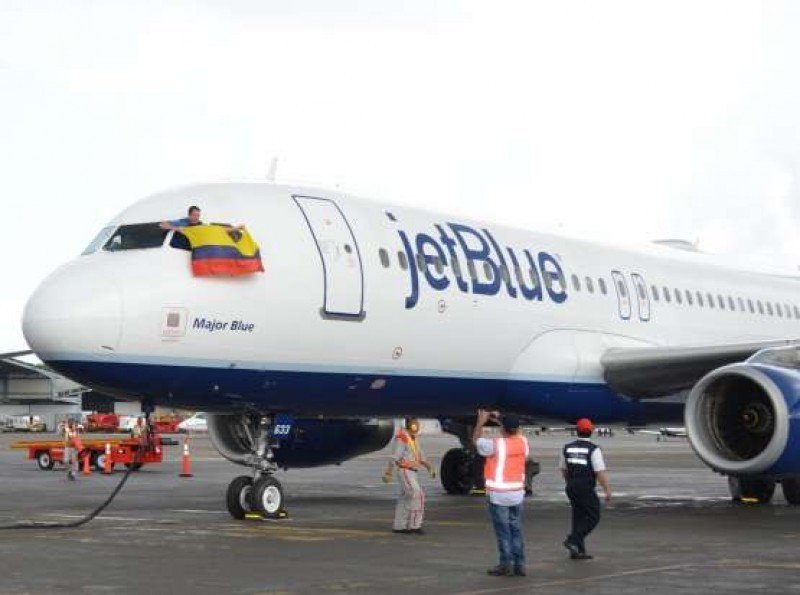 JetBlue agrega tres frecuencias semanales a la ruta NY-Cartagena-NY