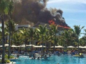 Incendio en restaurante del Hard Rock Hotel en Punta Cana