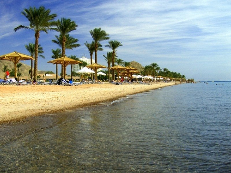 Playa en la localidad de Taba, Egipto. #shu#