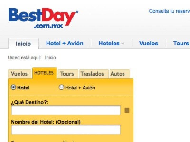 BestDay, agencia de viajes online.