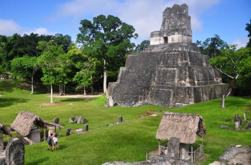 Parque arqueológico de Tikal, uno de los principales atractivos de Guatemala. #shu#