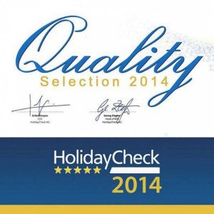 Riu Hotels recibe el galardón HolidayCheck Selección de Calidad 2014
