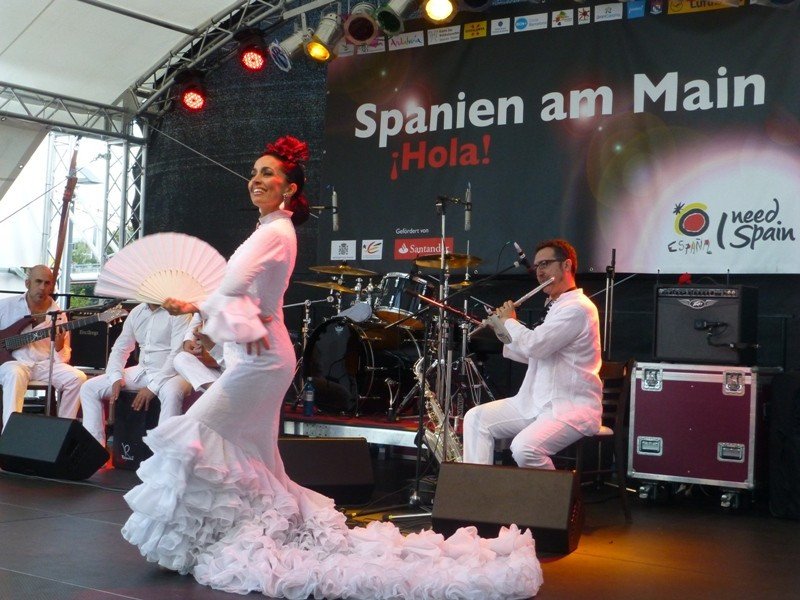 Una de las actuaciones que se llevaron a cabo durante el festival.