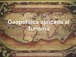 Webinar: Geopolítica aplicada al turismo