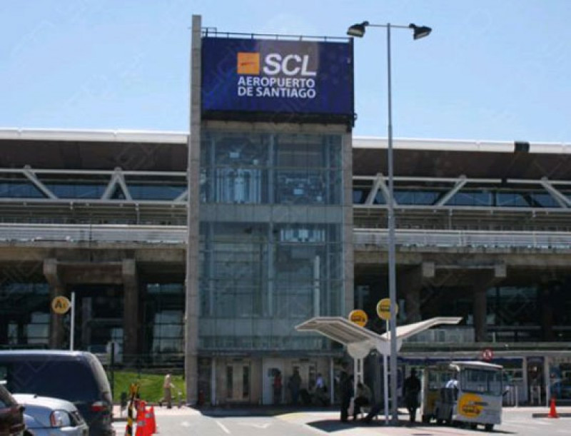 Aeropuerto de Santiago de Chile.