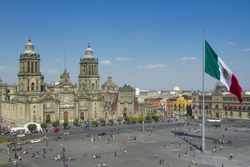 El Zócalo, Ciudad de México.#shu#