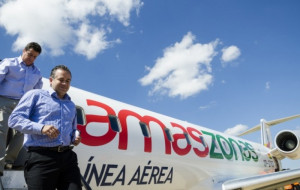 Vicepresidente de aerolínea Amaszonas visita Uruguay