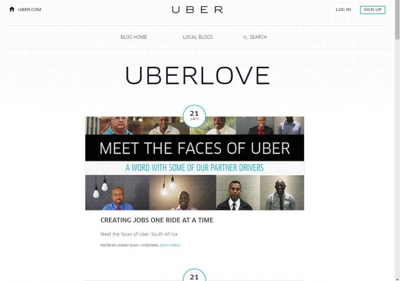 Uber lanza en España la plataforma uberlove.es para recoger apoyos  