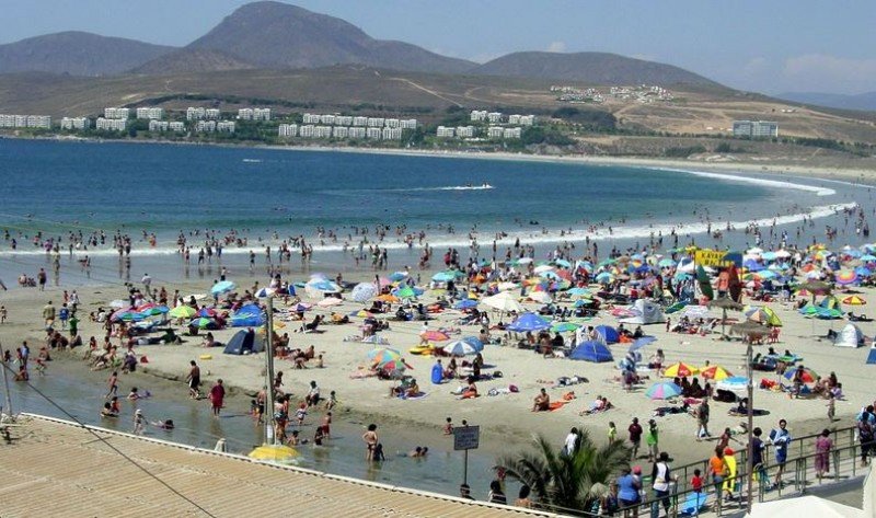 Playa de la IV región de Chile. 