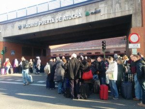 Atocha restablece el servicio ferroviario