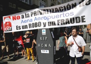 Preparan huelga en Aena en contra de su privatización  