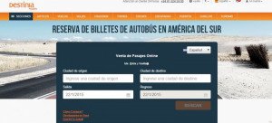 Destinia comienza a vender pasajes para buses de Sudamérica