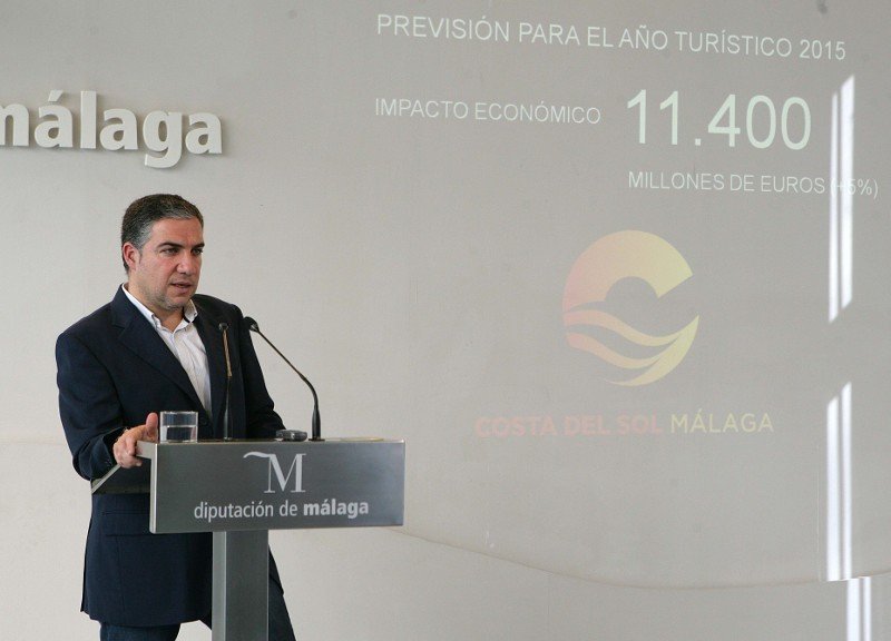 El presidente de Turismo Costa del Sol, Elías Bendodo.