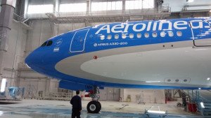 Aerolíneas Argentinas incorpora su primer A-330/200