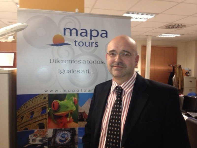Alberto Díaz, director general de Mapa Tours.