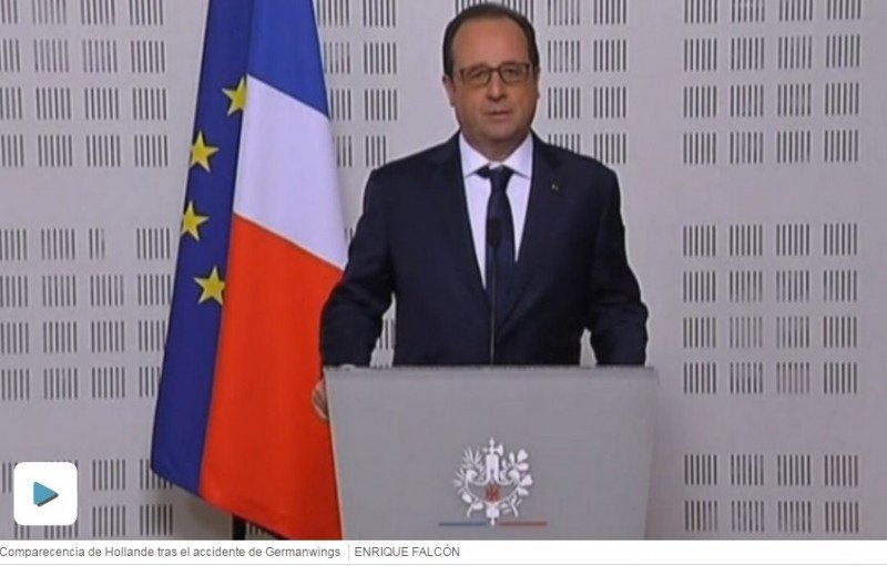 François Hollande ha sido el primero en comparecer y ha dicho que probablemente no habría supervivientes.