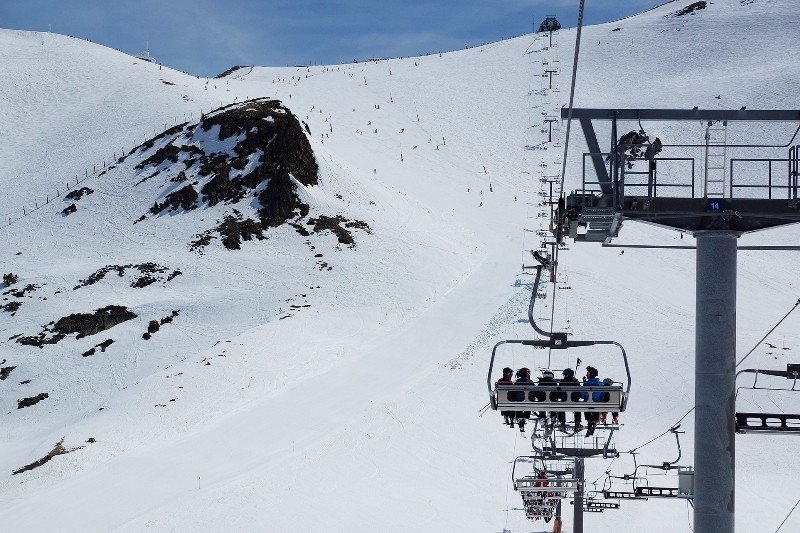 La estación de esquí de Grandvalira, Andorra