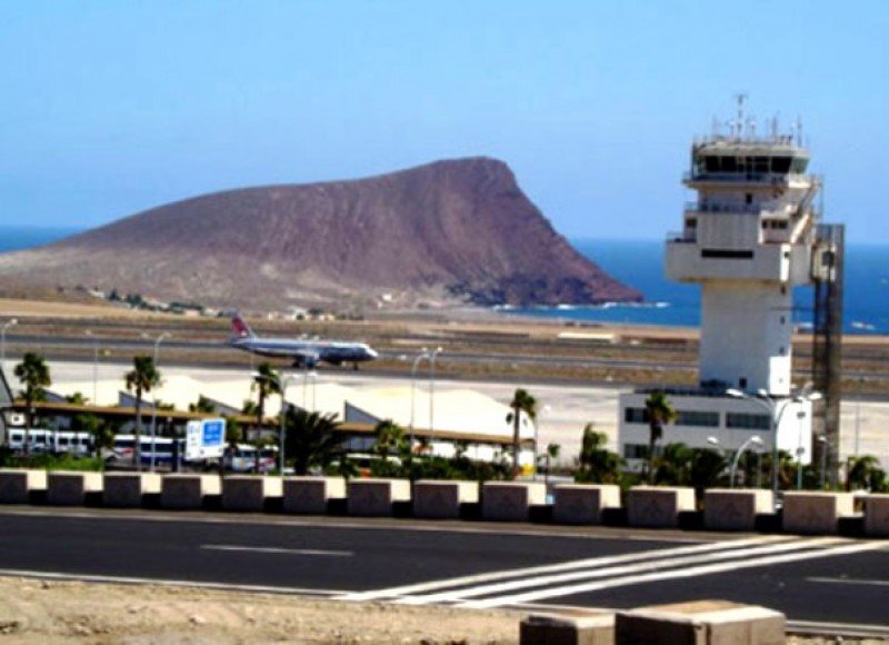Aeropuerto de Tenerife Sur.