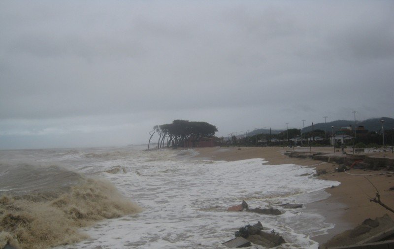 Una de las playas dañadas por los temporales del pasado invierno.