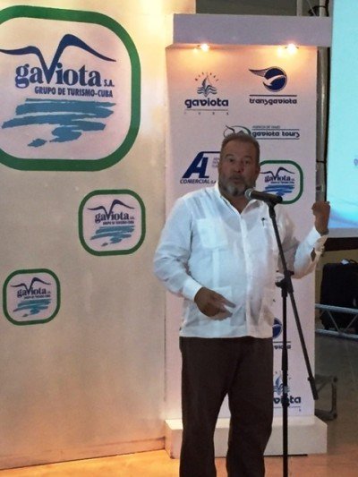 El ministro de Turismo de Cuba, Manuel Marrero, destacó el 27 aniversario de Gaviota.