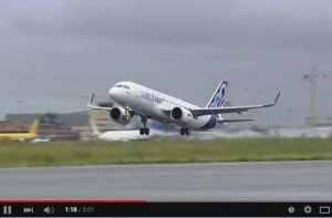 El Airbus A320neo con nuevos motores despega por primera vez (vídeo)