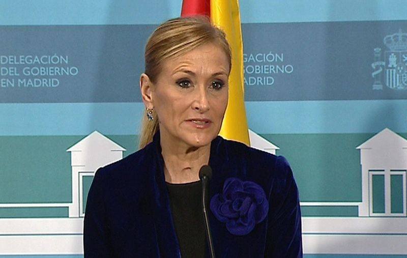 La nueva presidenta de la Comunidad de Madrid, Cristina Cifuentes.