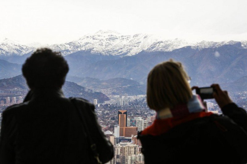 El mirador está llamado a ser un nuevo punto obligado de visita para los turistas que llegan a Santiago.