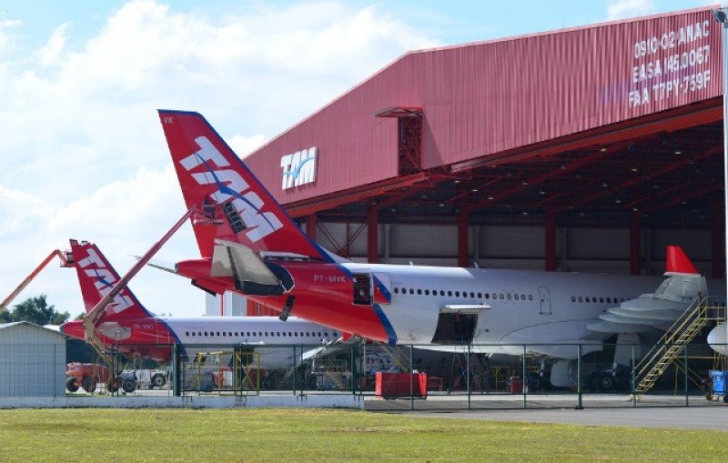 El futuro hangar de TAM en Guarulhos será el más amplio y moderno del Grupo LATAM. 