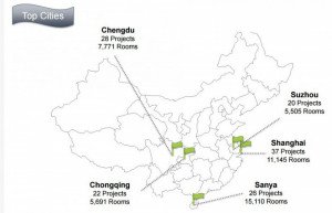 China tiene 676 hoteles en proyecto que suman 206.000 habitaciones