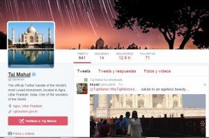 El Taj Mahal llega a Twitter y consigue miles de seguidores en 24 horas