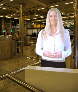 Fotonoticia: el Aeropuerto de Palma estrena asistentes virtuales en los filtros de seguridad 