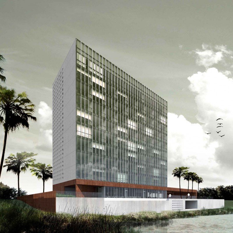 El Hampton by Hilton Montevideo Carrasco se levantará en la zona de los lagos, sobre Avenida de las Américas y Racine.