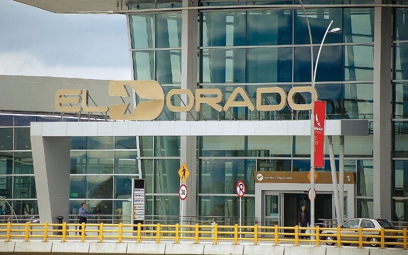 Aeropuerto El Dorado de Bogotá. 