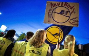 Huelga en Lufthansa provoca la cancelación de 260 vuelos  