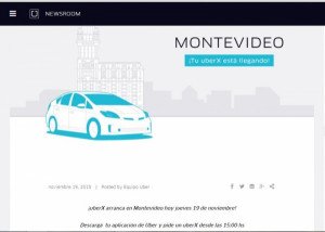 Uber ignora trabas y comienza a operar hoy en Montevideo