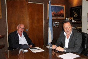 Meyer y Santos reunidos por la transición en el Ministerio de Turismo de Argentina