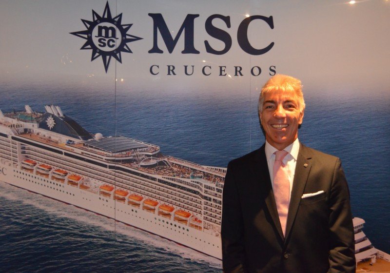 Roberto Fusaro, Director General de MSC Cruceros para Sudamérica.
