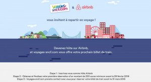 La agencia Voyages-sncf.com entra en el P2P con Airbnb