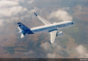 Airbus retrasa la entrega de su primer avión A320neo a 2016