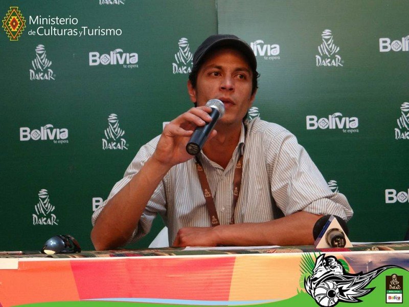 Marko Machicao, Ministro de Culturas y Turismo de Bolivia. 