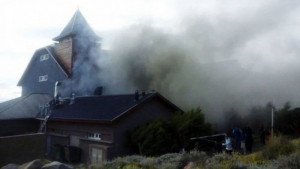 Principio de incendio en Alto Calafate, el hotel de Cristina Fernández de Kirchner