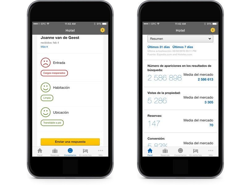 Expedia presenta una nueva App móvil para los hoteleros españoles