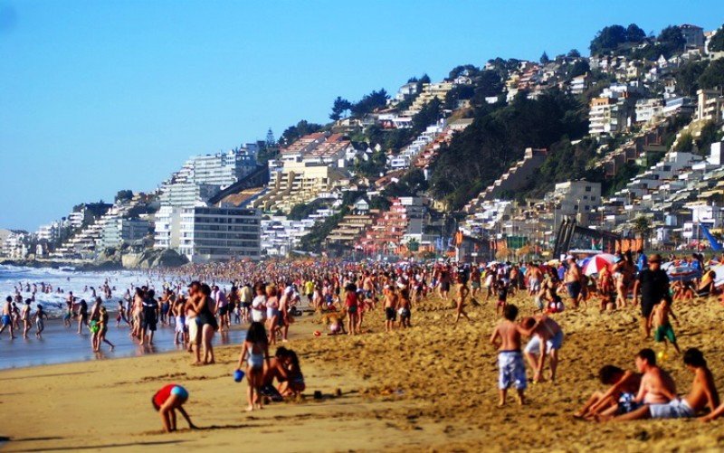 Playa de Reñaca.