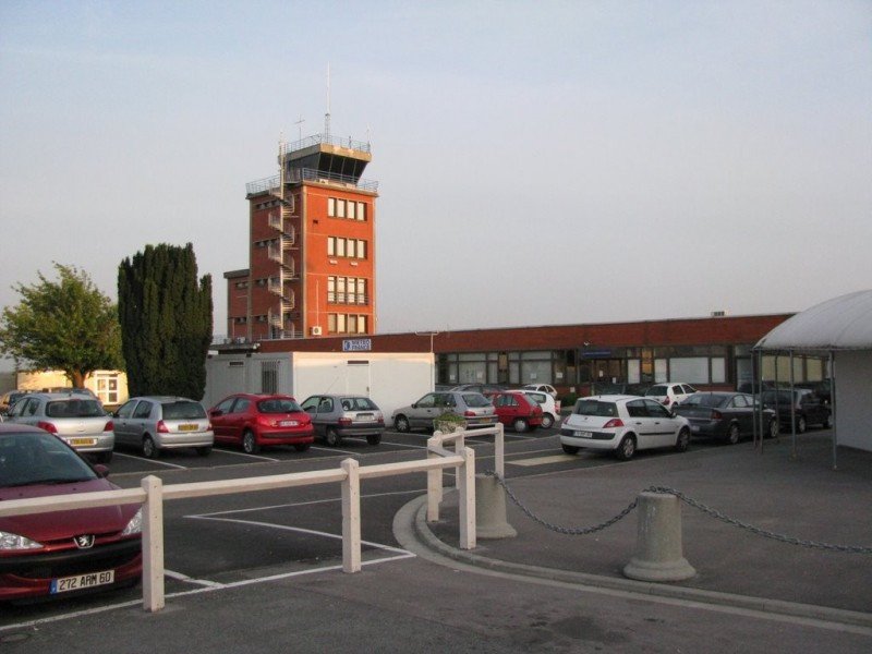 Aeropuerto de Beauvais-Tillé, uno de los cinco afectados.
